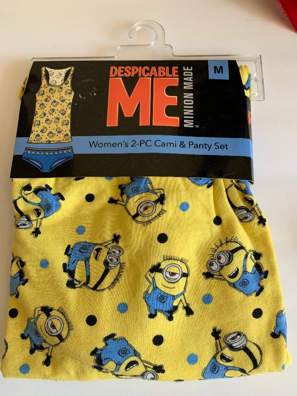 NWT Despicable me cami and panty set size M fun gift